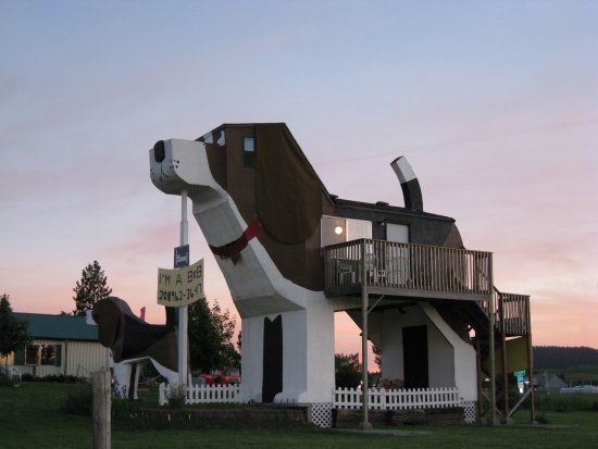 Hotel w kształcie psa Dog Bark Park Inn